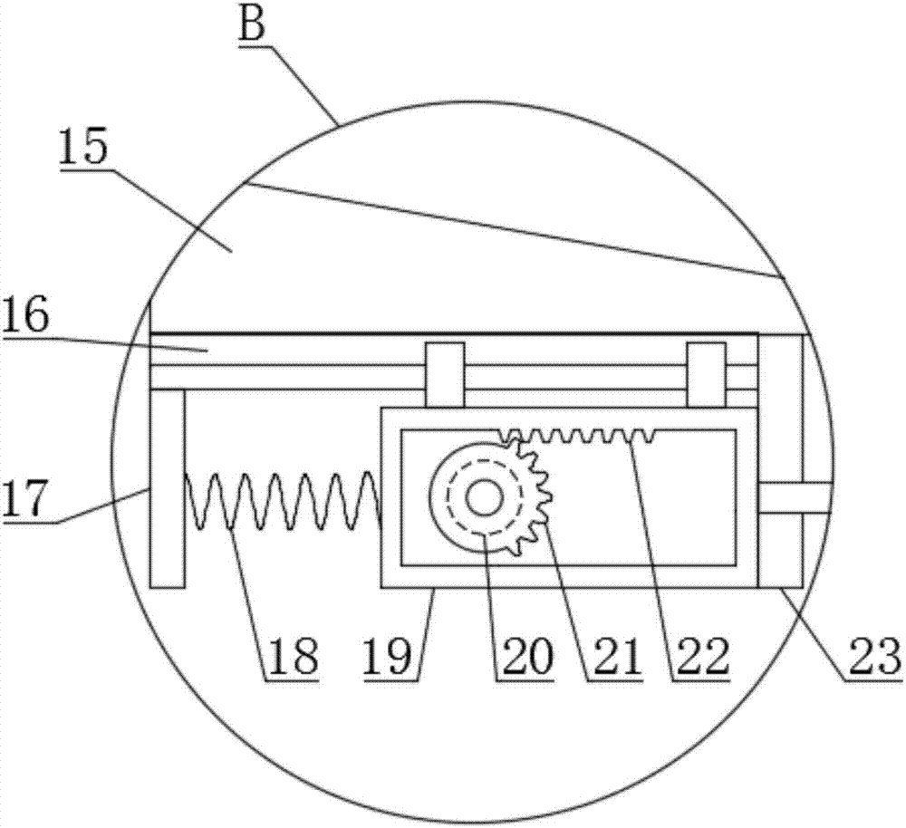 Rapid stone breaking-screening device for building