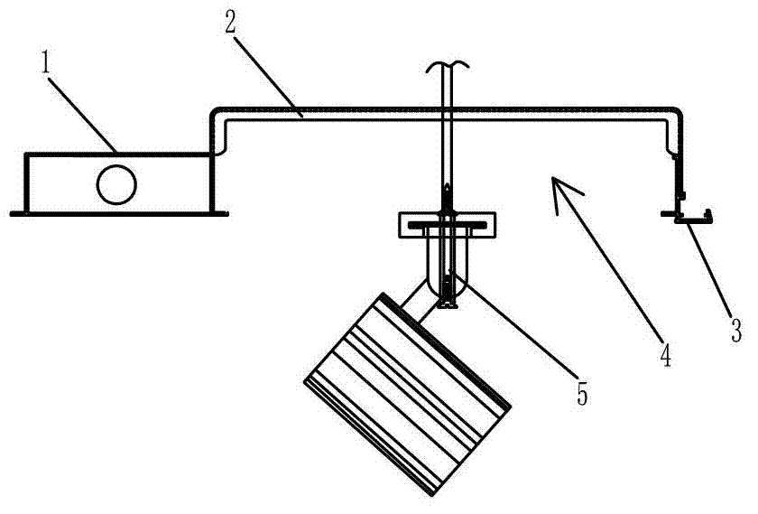 Assembling structure of suspended ceiling