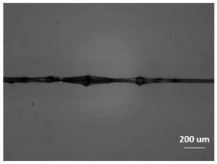 A kind of spider silk-like polymer fiber based on column chromatography silica gel and preparation method thereof