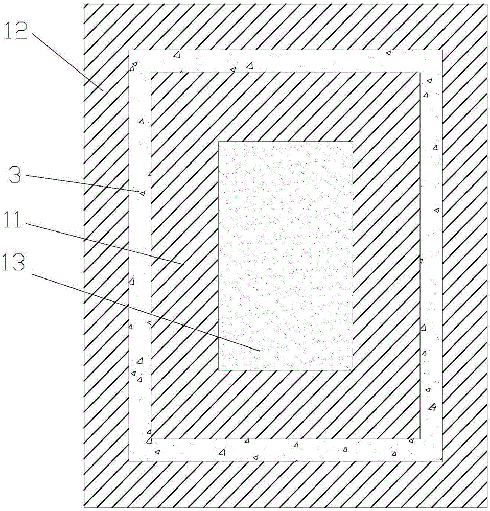 Excavation method for subway shaft reinforcement in weak water-rich strata