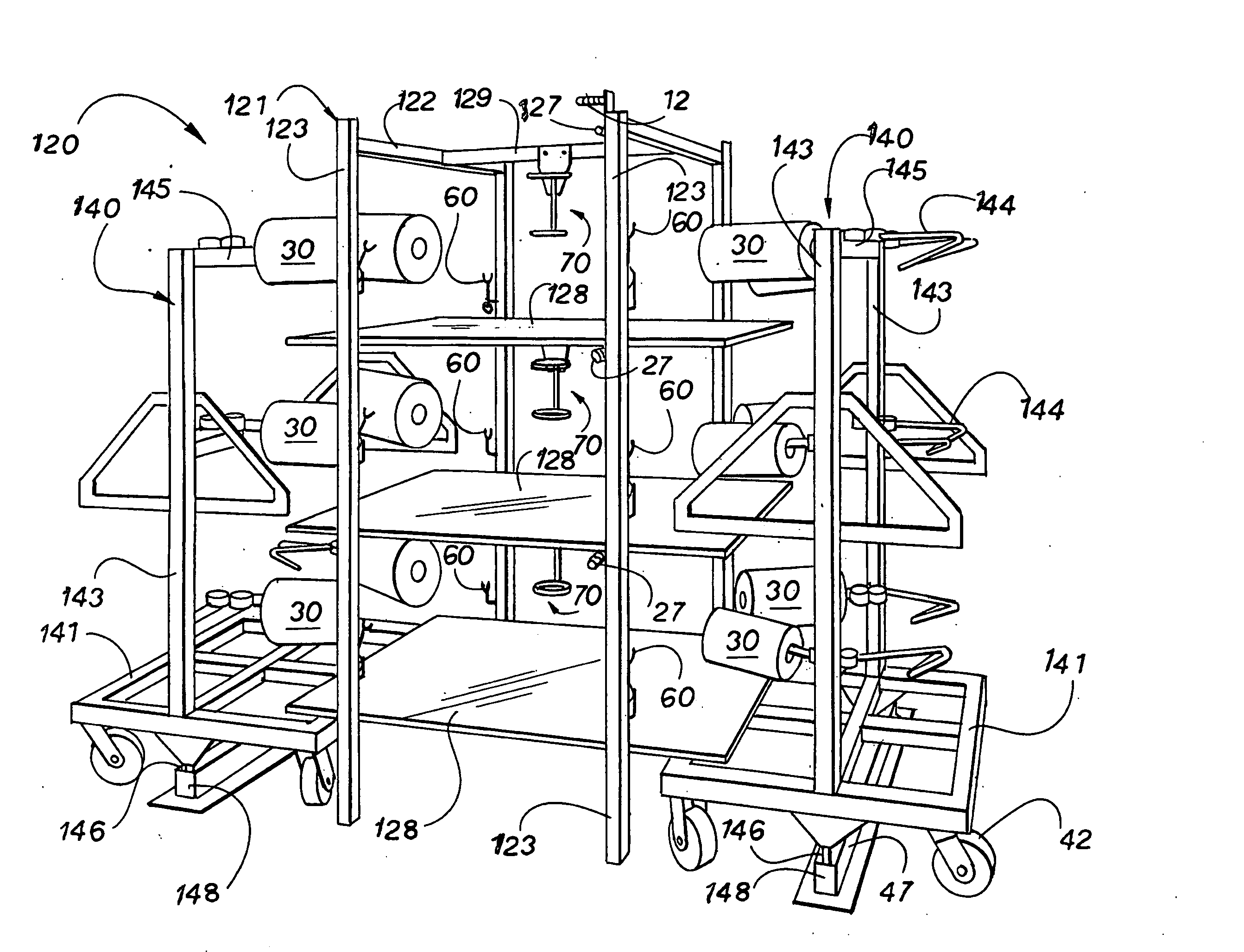 Creel Magazine Supply System and Method