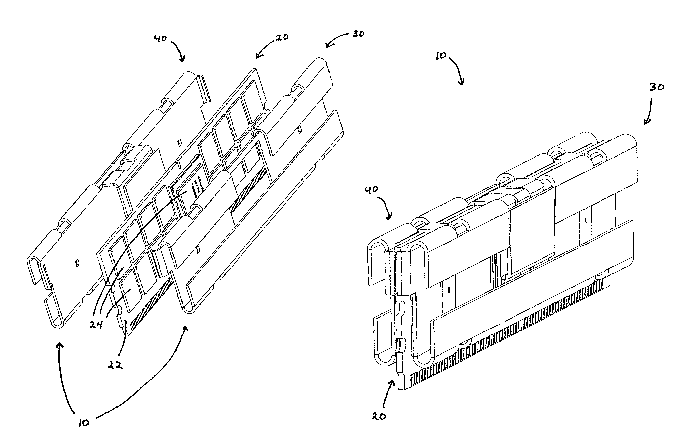 Heat spreader for electronic modules