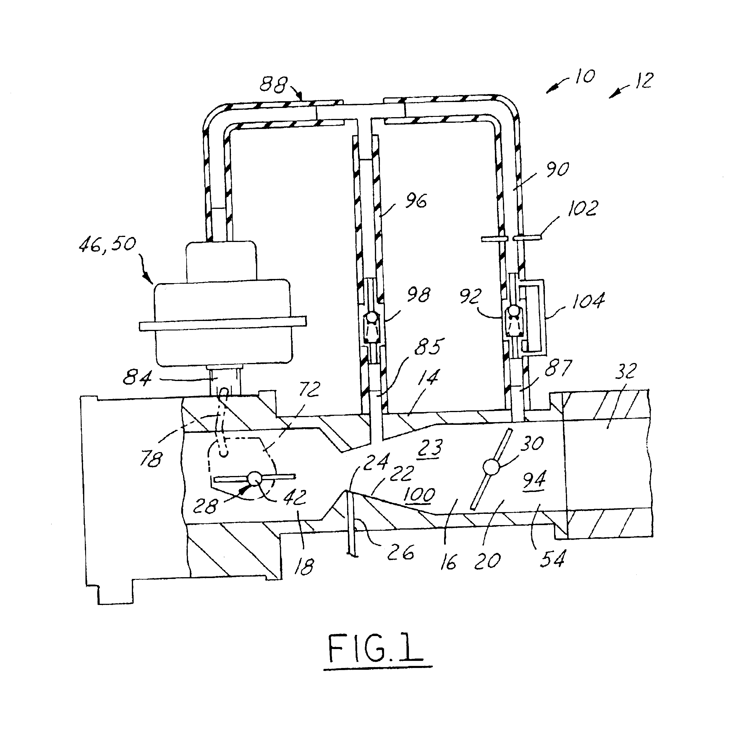 Self-relieving choke valve system for a combustion engine carburetor