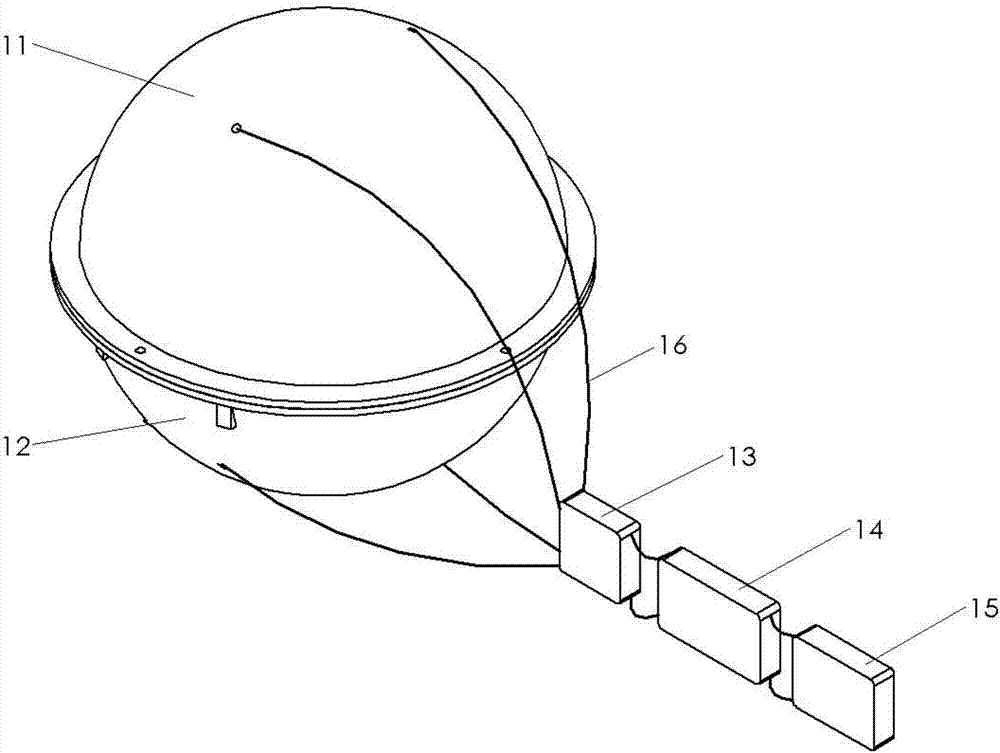 Electromagnetic-piezoelectric composite type wave energy collection device