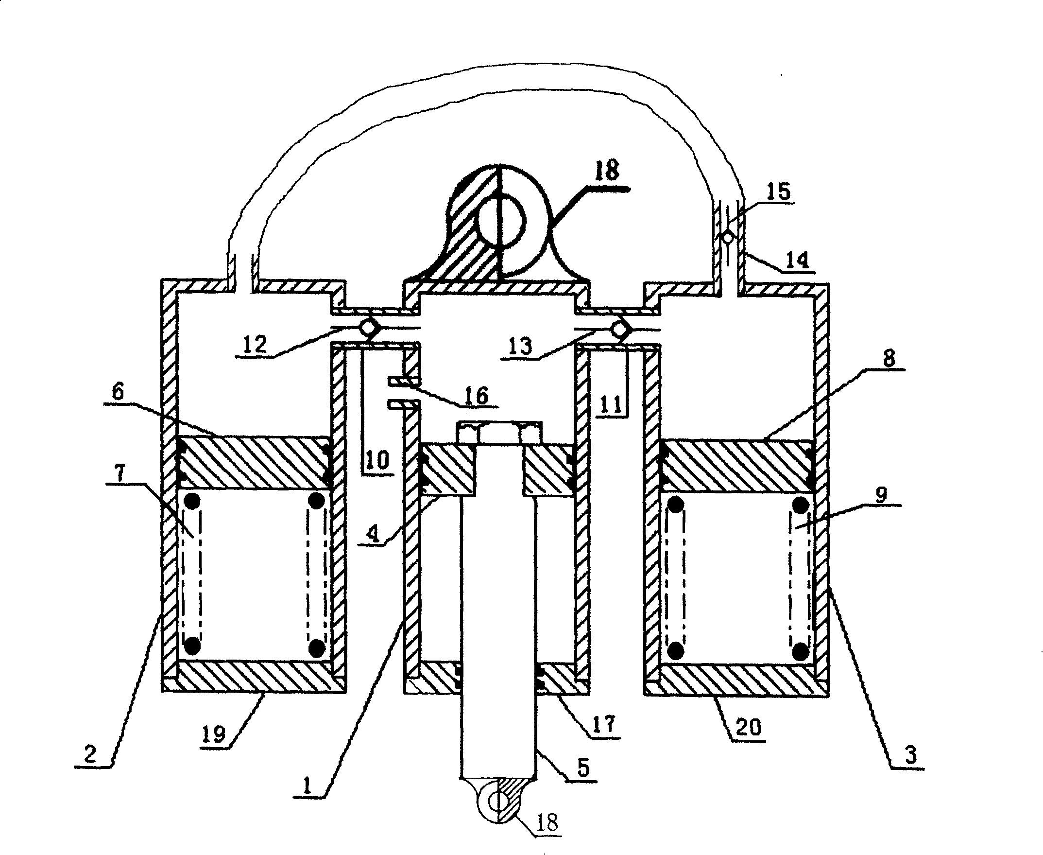 Hydraulic bidirection return stroke damper