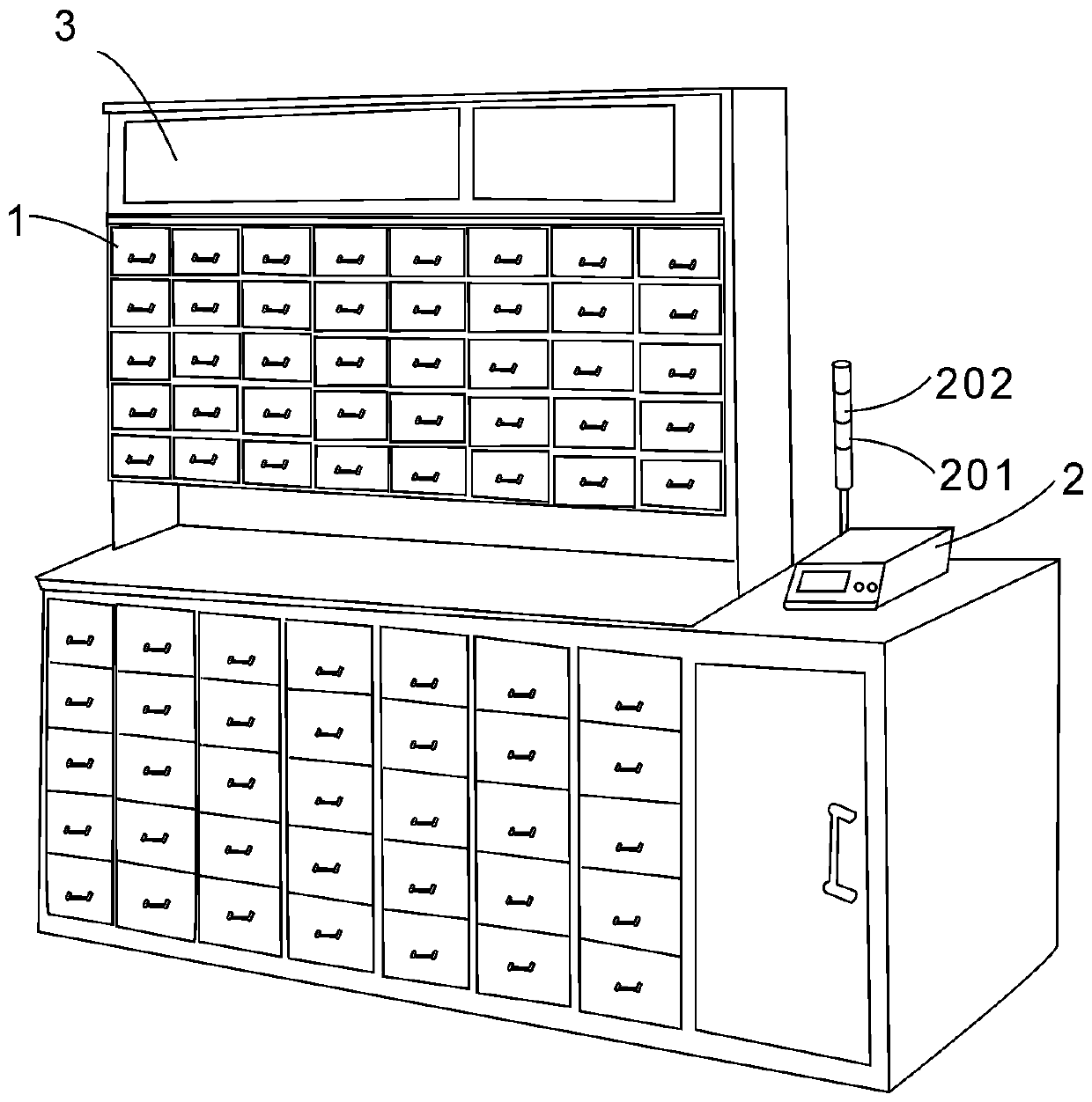 Traditional Chinese medicine sale control method and intelligent traditional Chinese medicine cabinet device