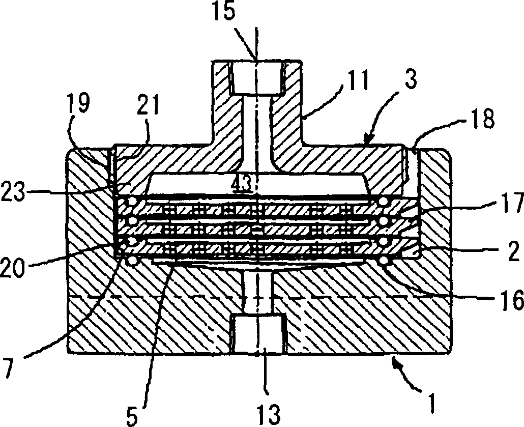 Simplified filter device