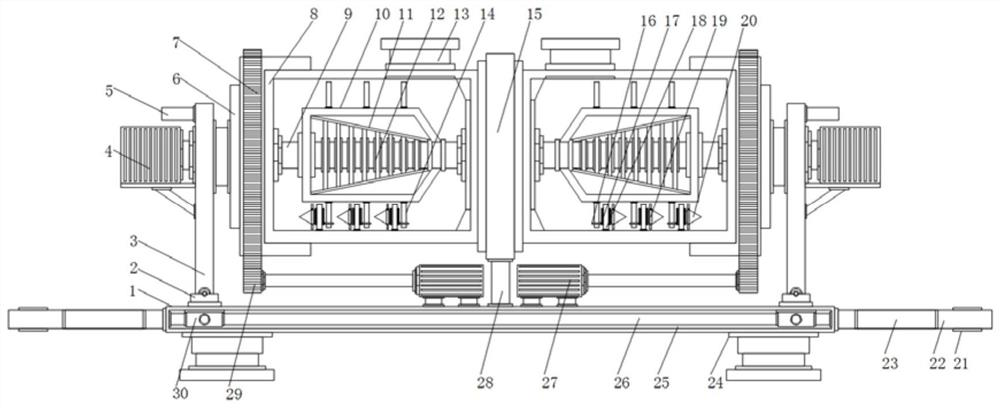 Anti-precipitation device for producing water-based paint on outer wall surface