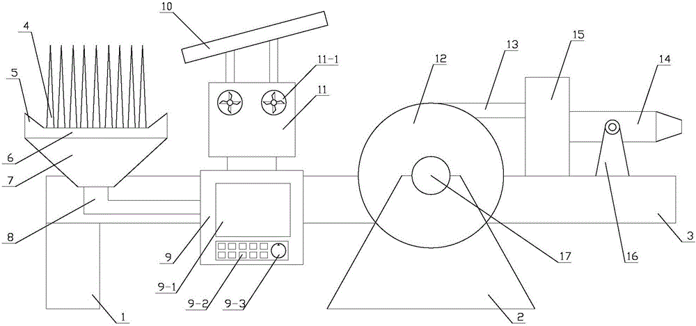 Irrigation device used in plateau region and adopting online water production principle