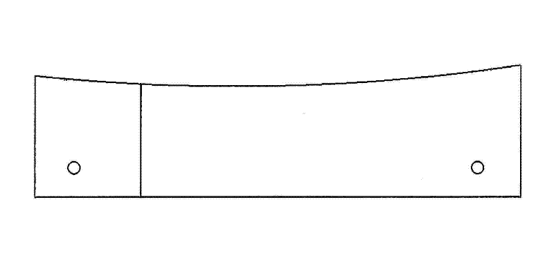 Testing method of integral panel parts with double curvatures