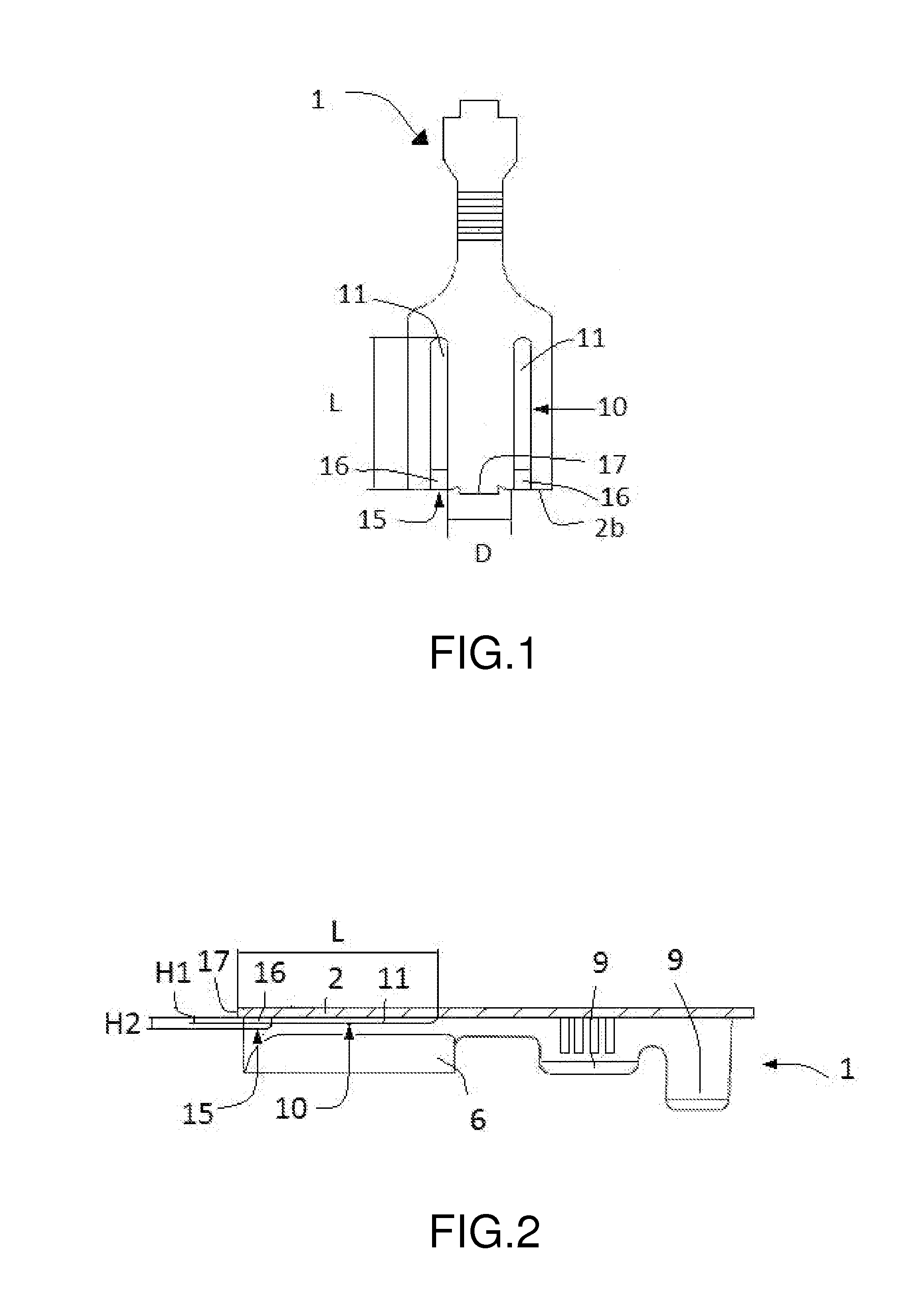 Thermocouple connector adapted to an electromagnetic gas valve, and thermocouple comprising the connector