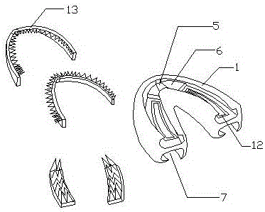 Mouth holding type electric toothbrush