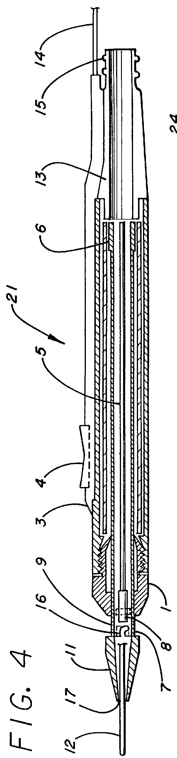 Electro-surgical unit pencil apparatus having a removable shroud