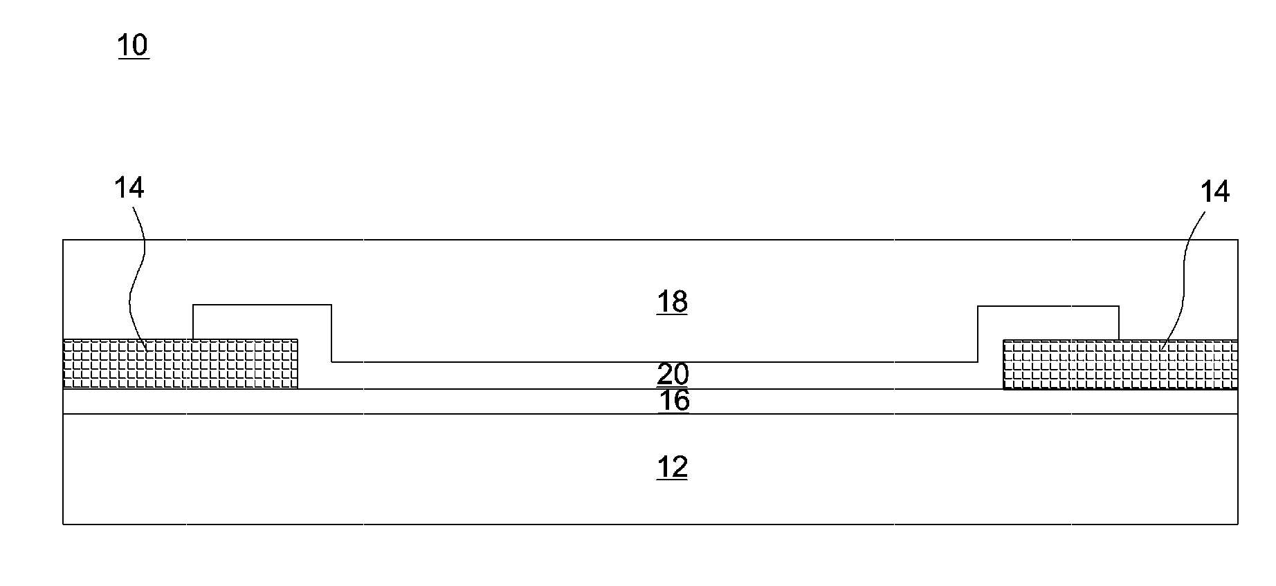 Touch-sensing electrode structure and touch-sensitive device