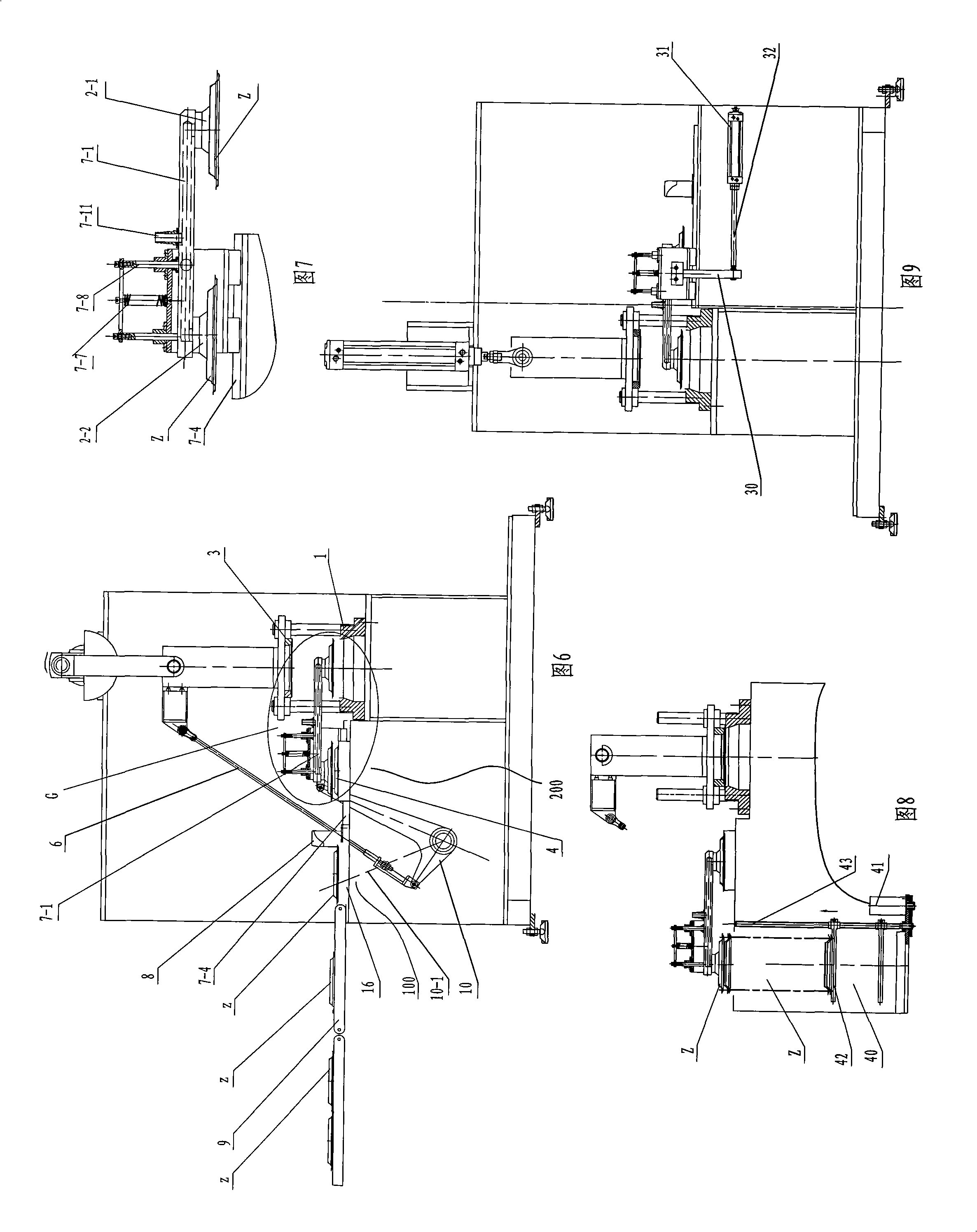 Full automatic edge cutter of plant fibre moulding article