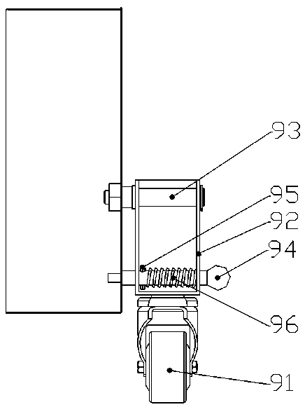 Intelligent temperature measurement and disinfection security check door