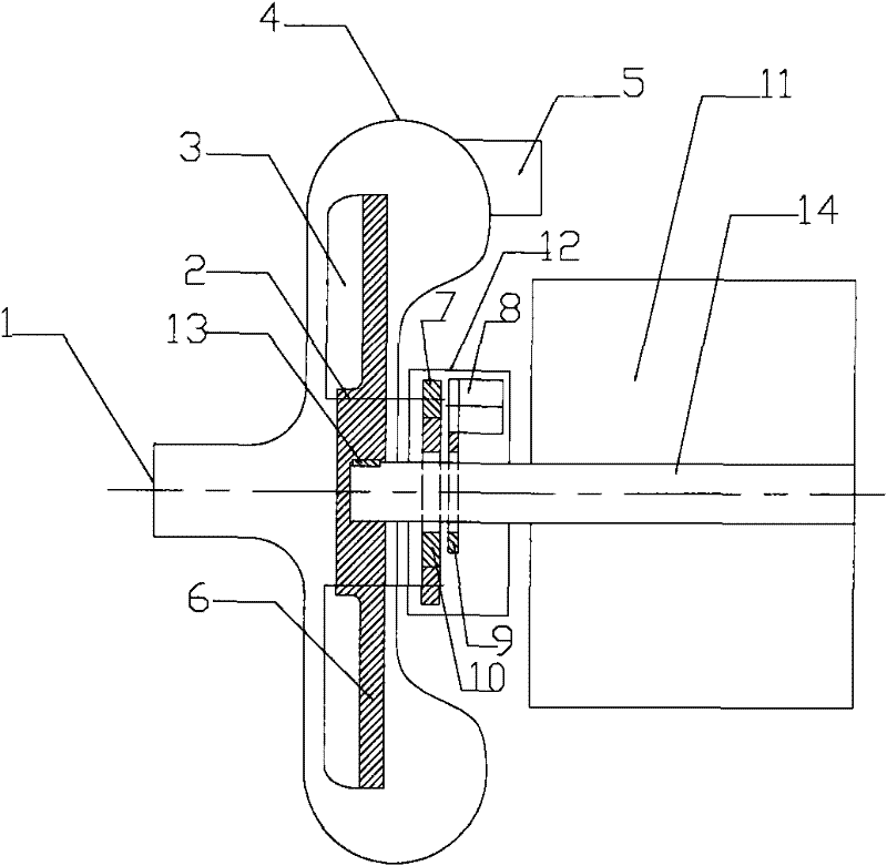 An electronic water pump for an engine