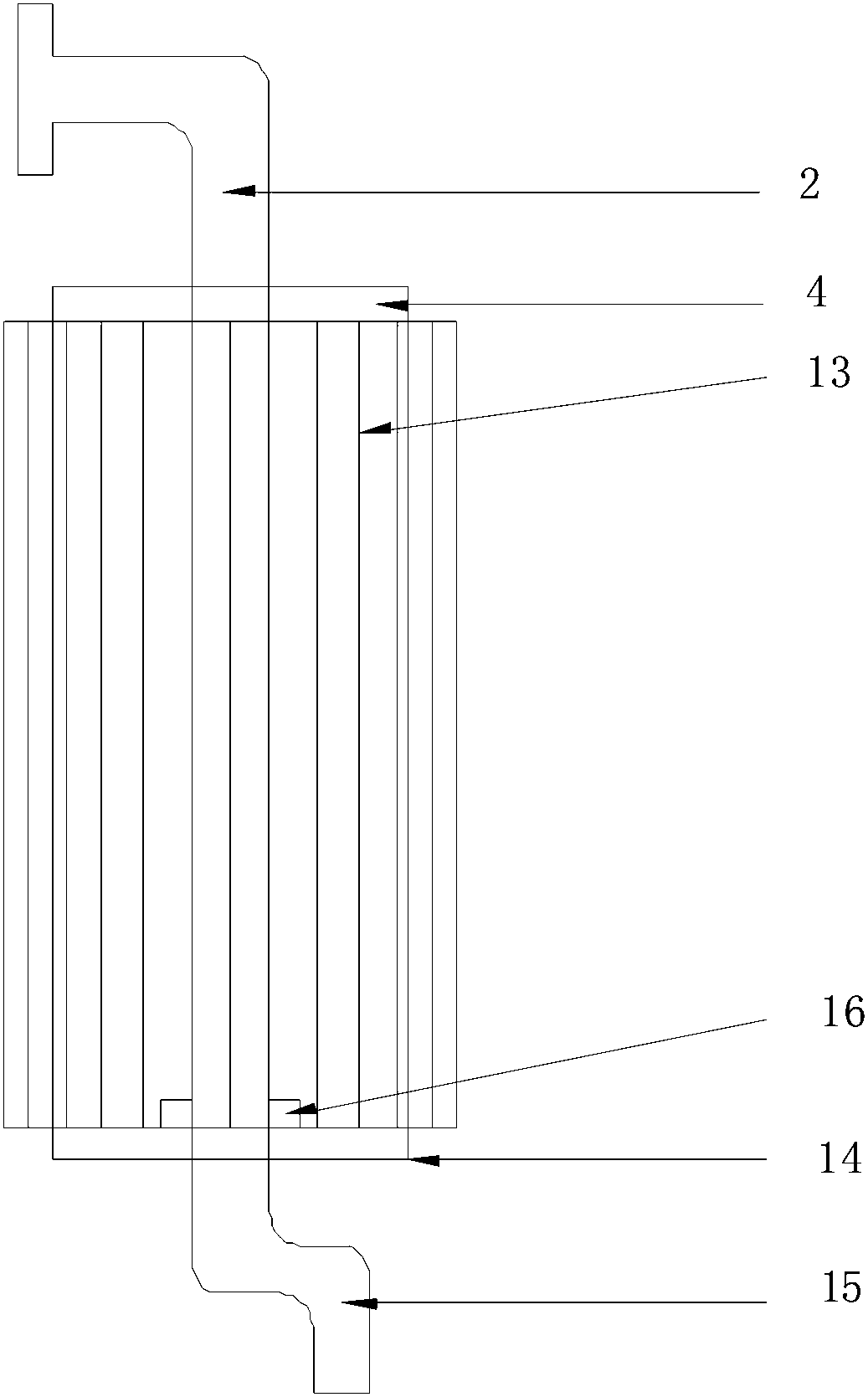 Automobile exhaust purification type exhaust cylinder