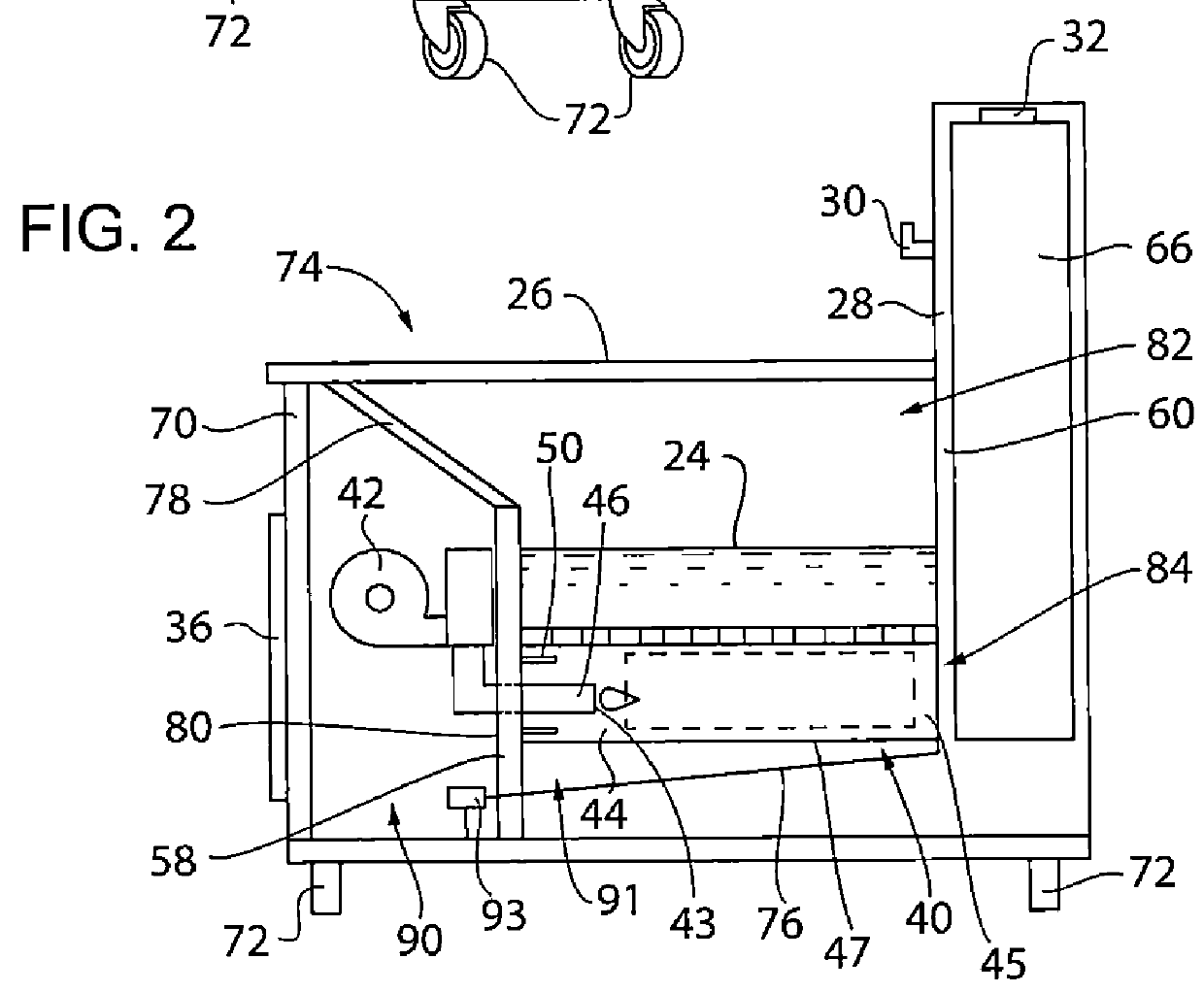 Gas Heat Exchanger with Baffle for Deep Fat Fryer