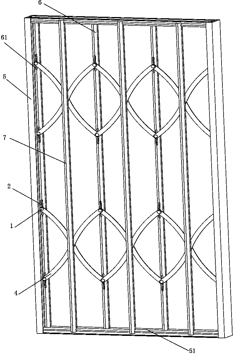 Retractable anti-theft door and window and sliding sheet assembly thereof