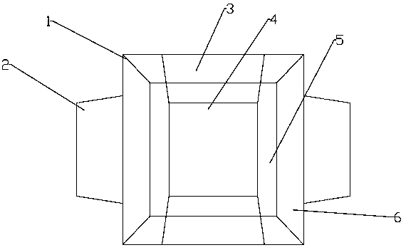 Bidirectional ecological slope protection brick and construction method for same