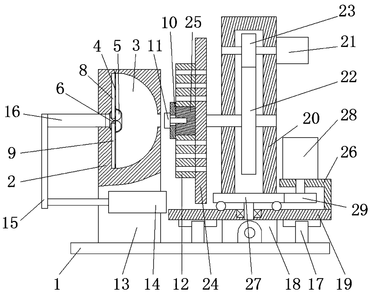 A multi-functional disk brush metal brush wire cutting device