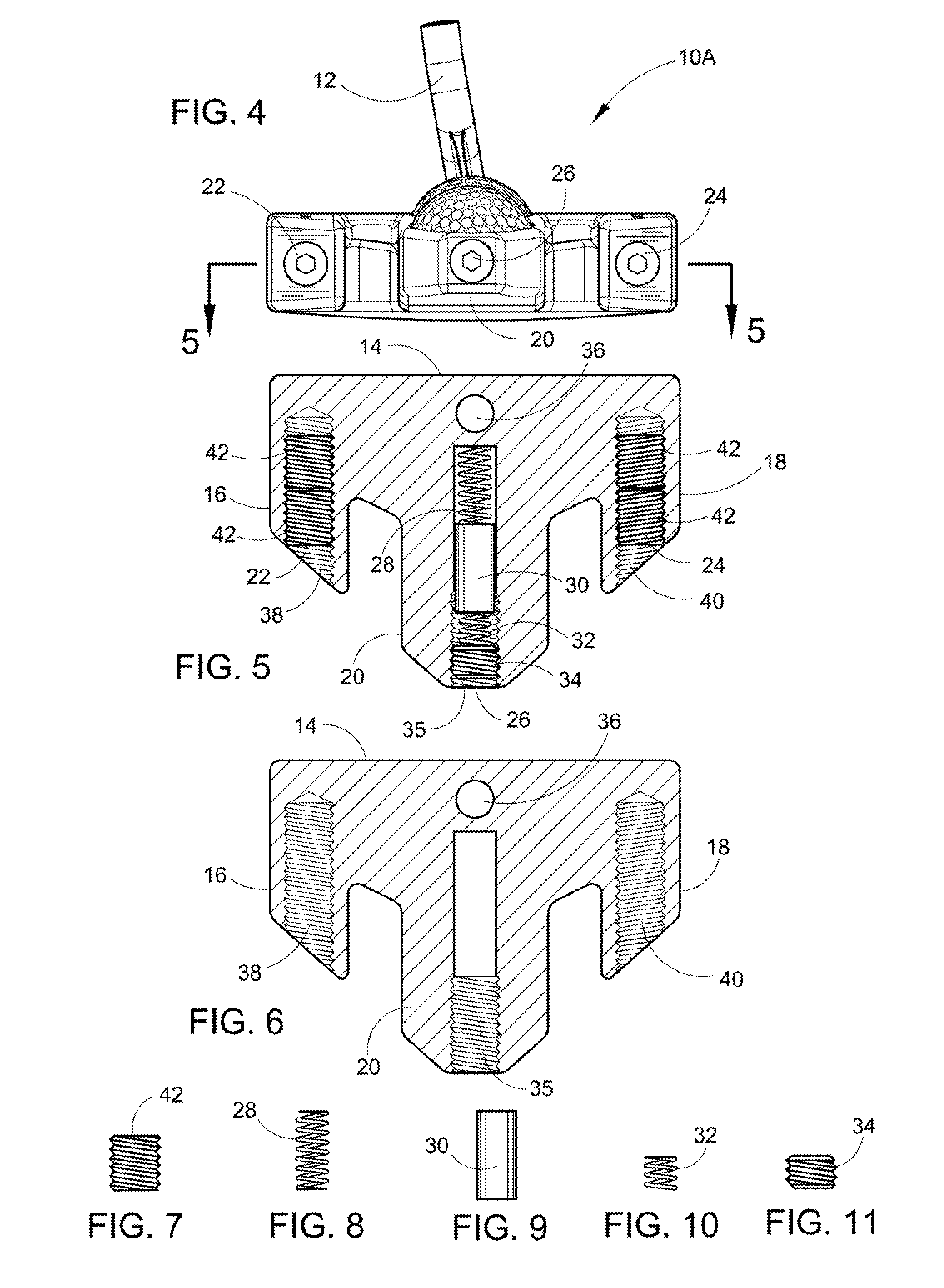 Double action golf putter head