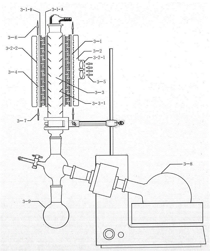 Temperature controllable electronic condensation rotary evaporator