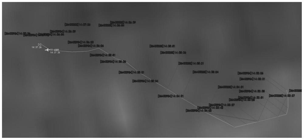 Efficient track fusion method based on local matching degree