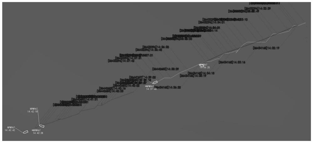 Efficient track fusion method based on local matching degree