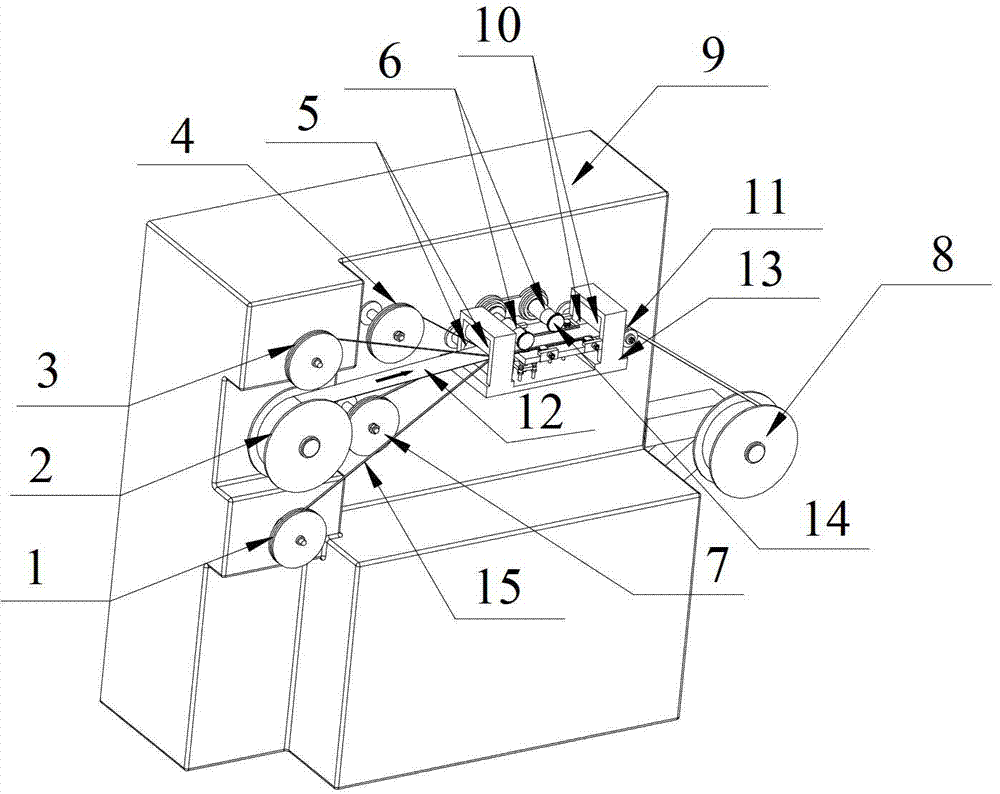 Equipment and method for adding welding wire to metal honeycomb carrier flat sheet