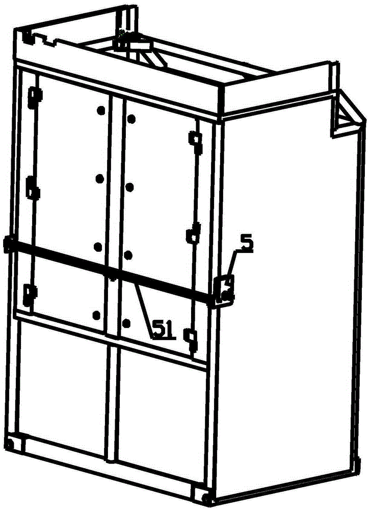 Locomotive and high-voltage board safety door thereof