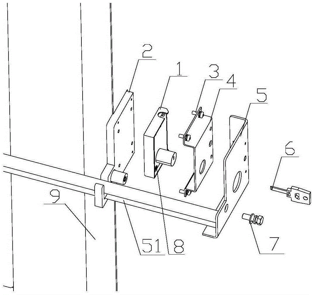 Locomotive and high-voltage board safety door thereof