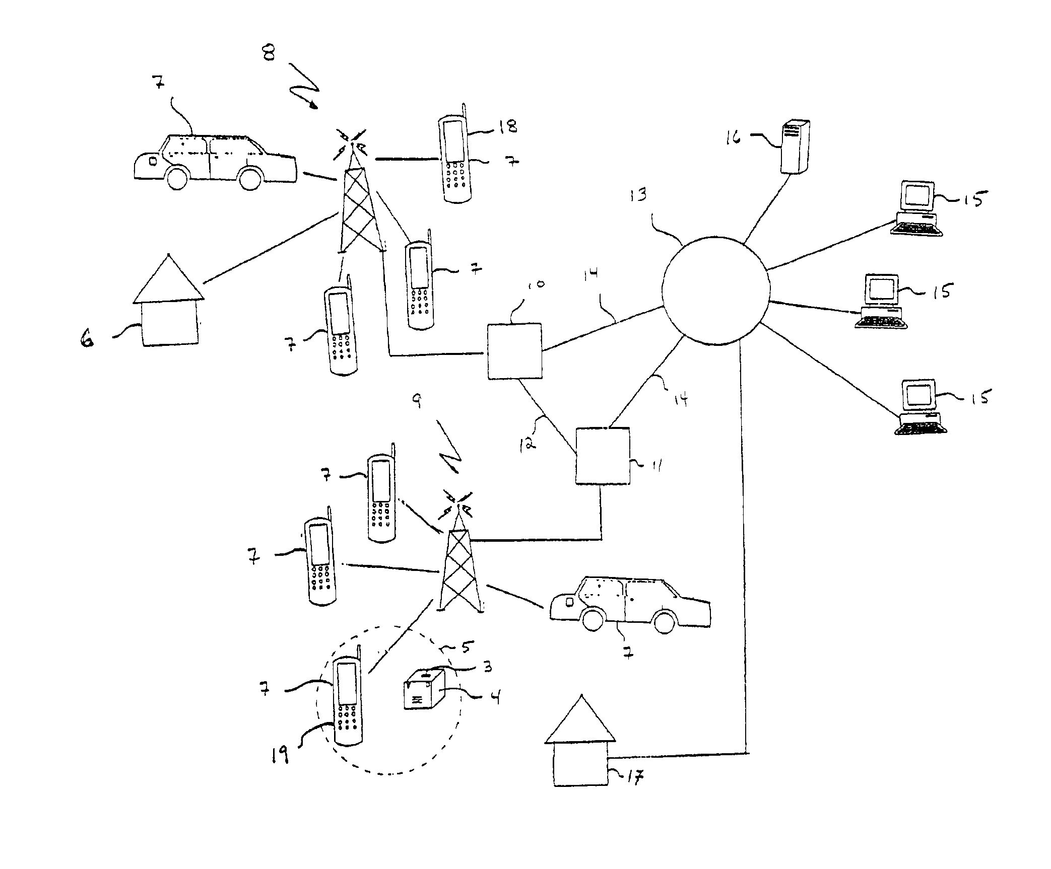 Method for monitoring and tracking objects