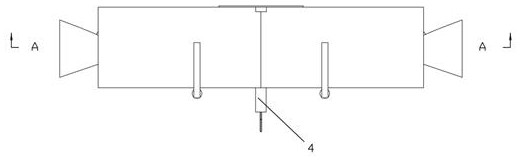 Quick cable connector for power construction