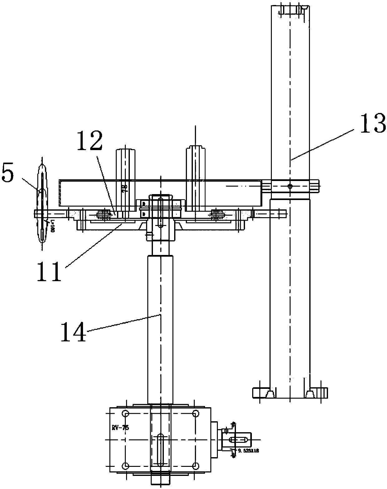 Single-twist inflating packing machine