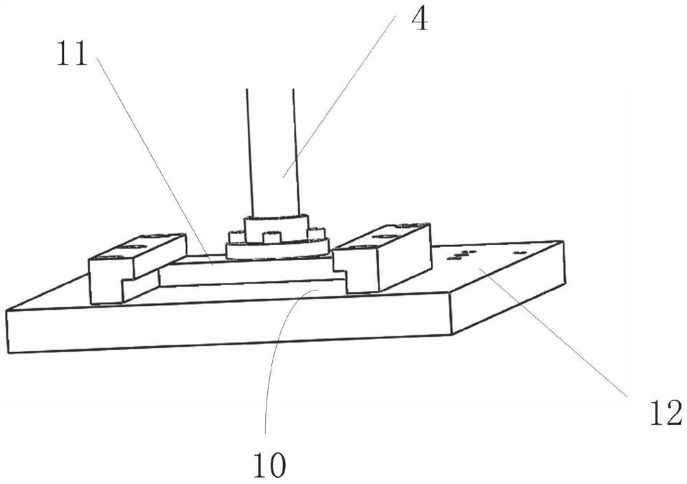 Installing device for air spring buffer block