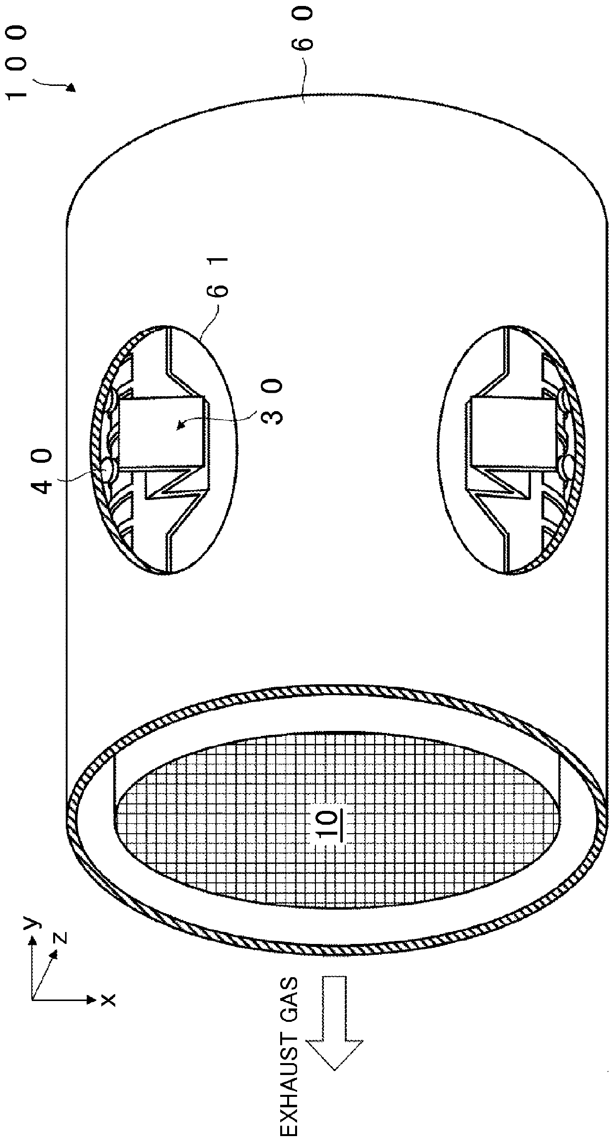 Electrically heated catalyst device