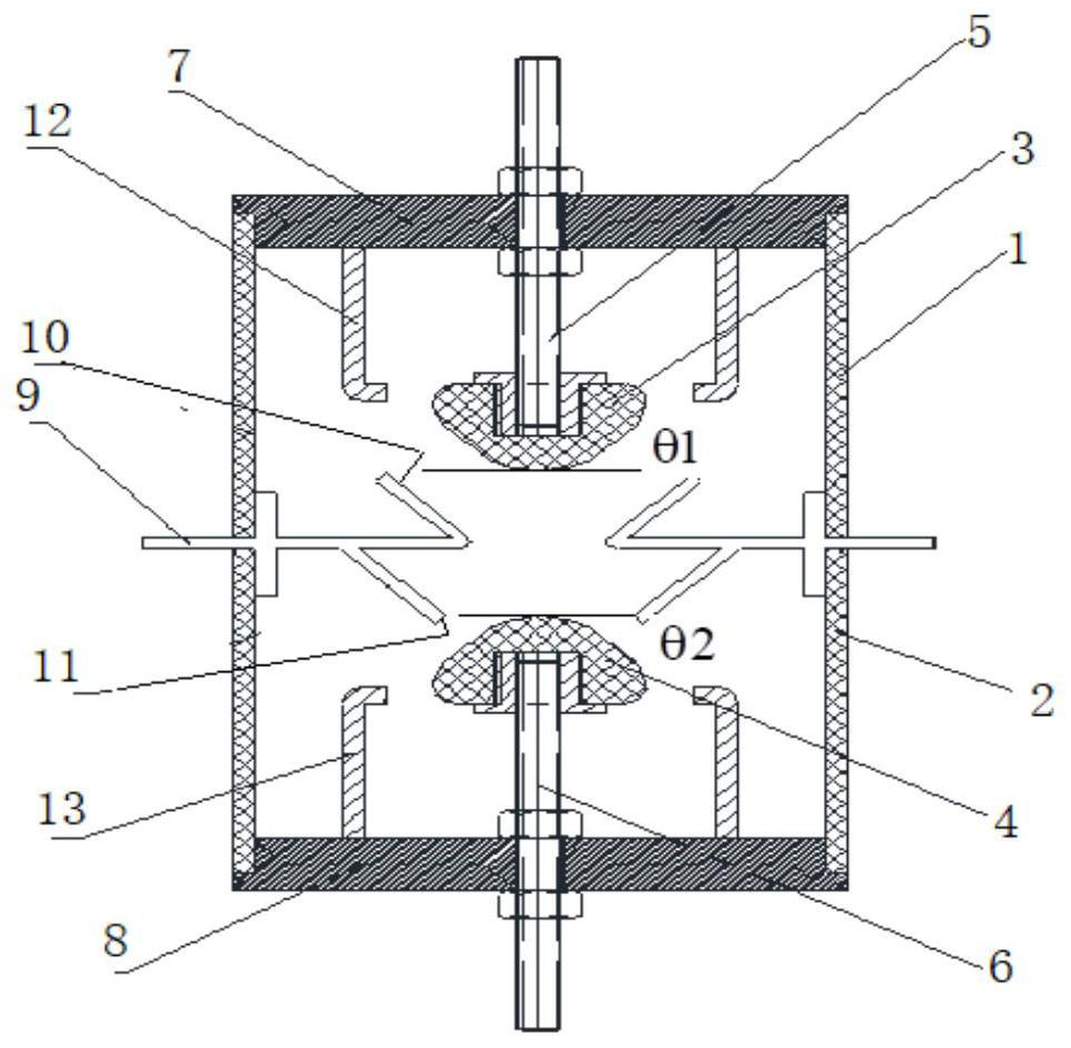 Controllable lightning arrester of trigger type overvoltage control switch with field distortion structure