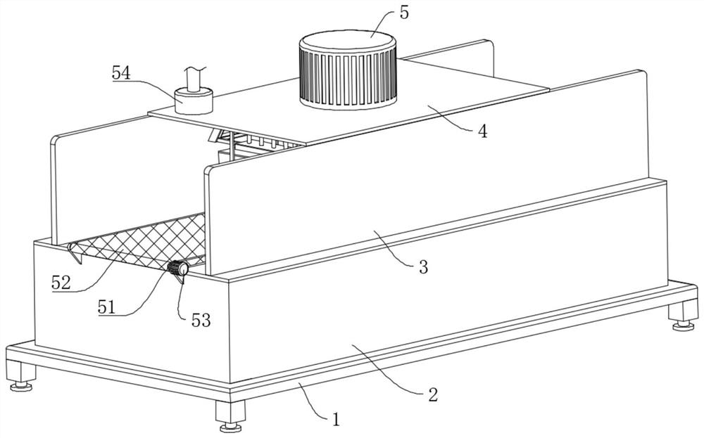 Lead frame surface treatment device based on integrated circuit