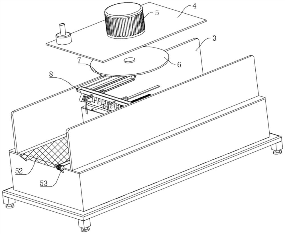 Lead frame surface treatment device based on integrated circuit