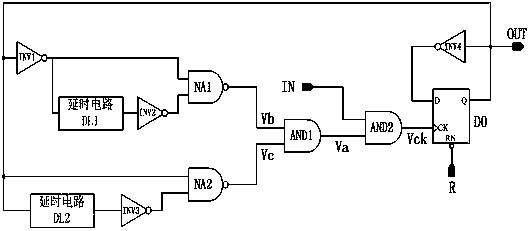 Filter circuit for relaxation oscillator capable of effectively preventing comparator misjudgment