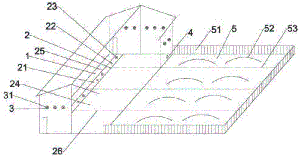 Captive-free range segmentally combined swine culture management method