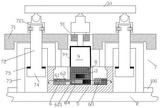 Supporting table device for instrument