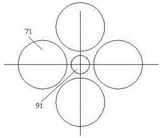 Supporting table device for instrument