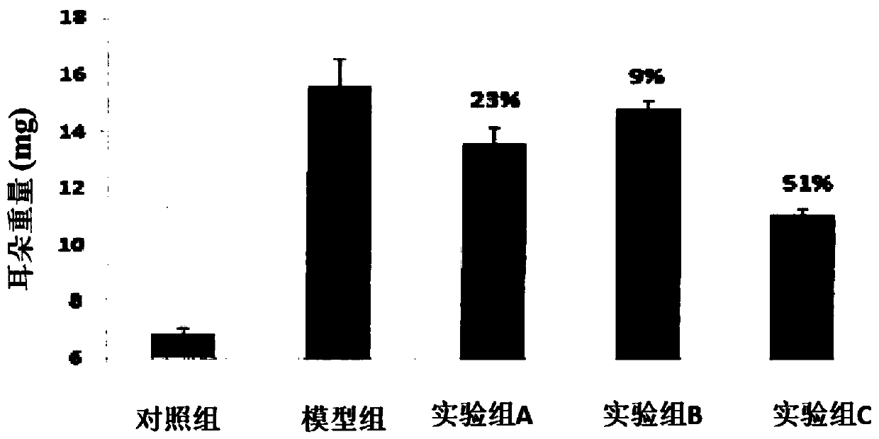 Anti-inflammatory composition and anti-inflammatory product prepared therefrom and application thereof