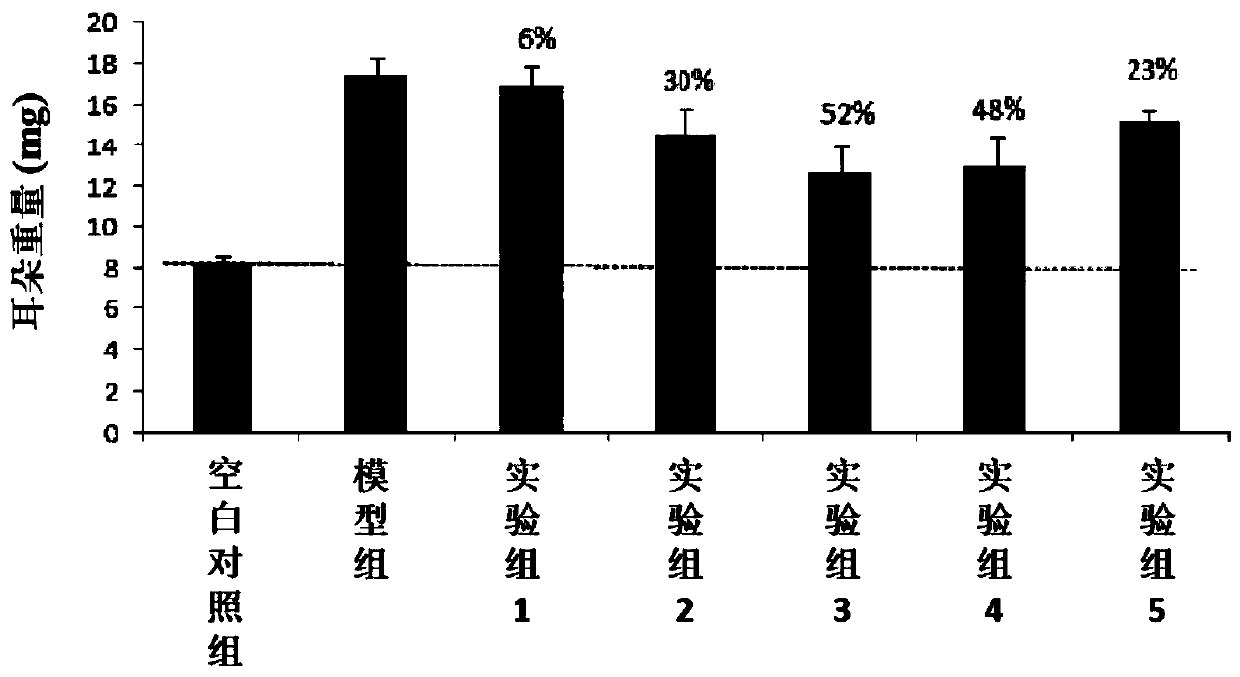 Anti-inflammatory composition and anti-inflammatory product prepared therefrom and application thereof