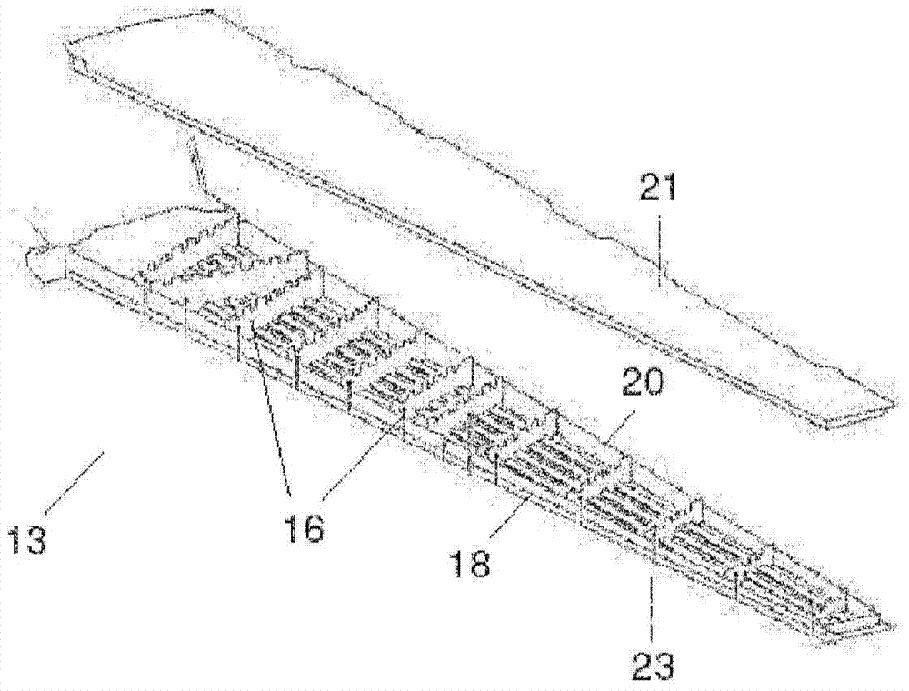 Optimized torsion box for an aircraft