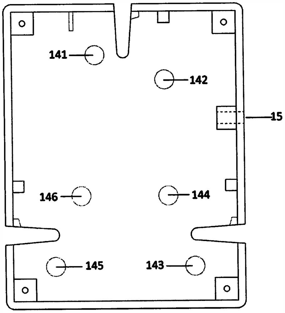 Single-body three-lock-hole electric control lock