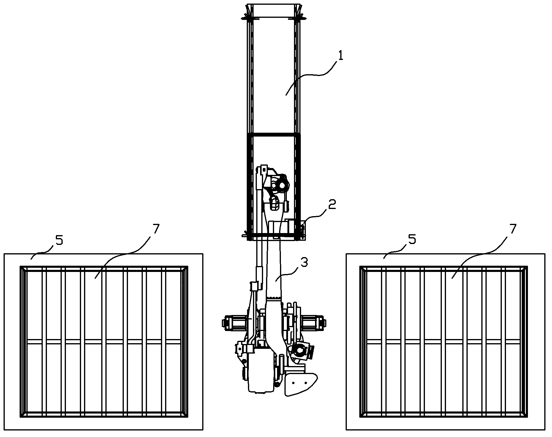 High-efficiency loading method and system capable of automatically identifying goods